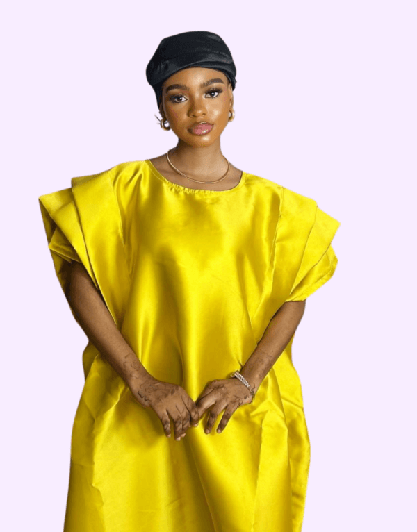 Yellow Kaftan Bubu Gown