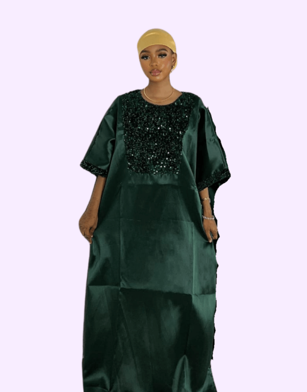Glittery Design Bubu Gown
