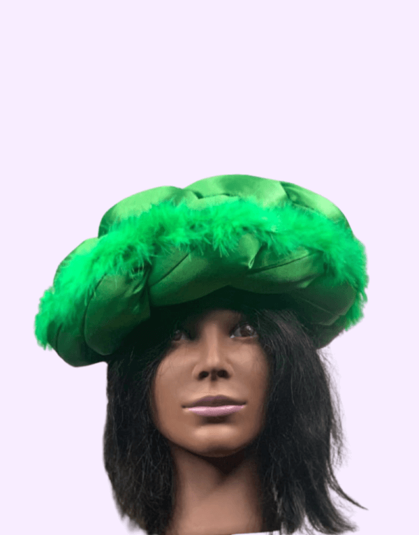 Green Fluffy Head Gear