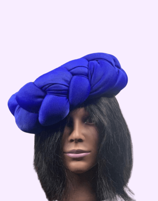 Blue Weave Turban