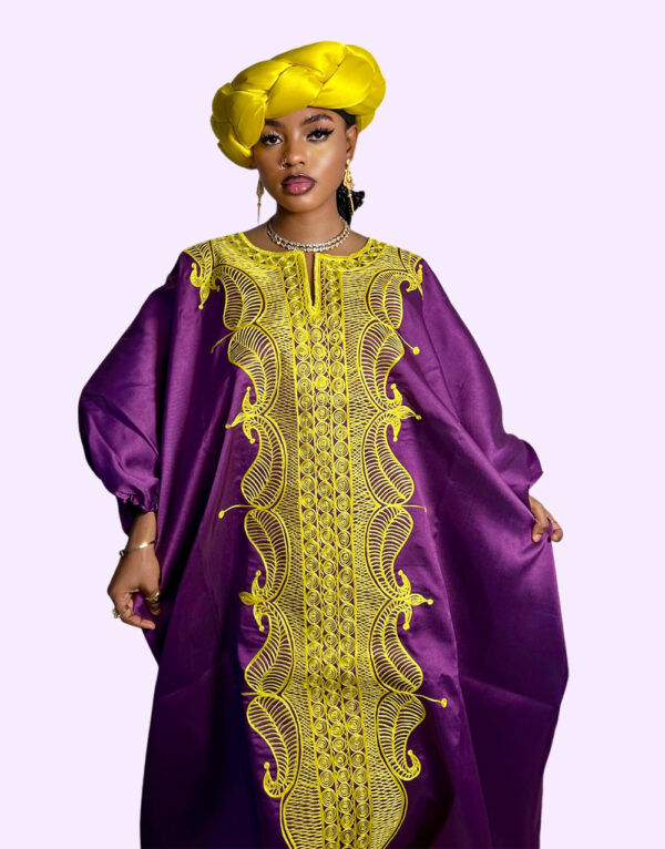 AYINKE PURPLE GOLDEN BUBU