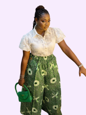 Green Ankara Pants