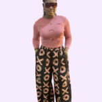 Adire palazzo pants