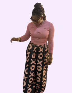 Adire palazzo pants