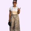 Black and white chic ankara pants