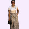 Black and white chic ankara pants