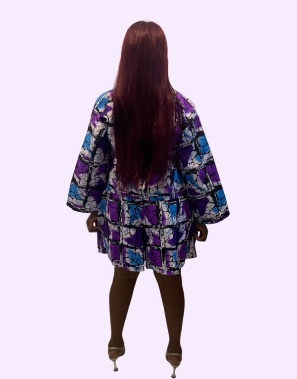 Ankara Bubu top and shorts