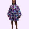 Ankara Bubu top and shorts