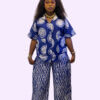 Bubu double prints top and pants