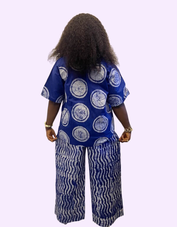 Bubu double prints top and pants