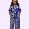 Bubu double prints top and pants